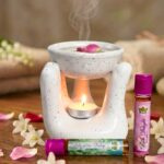 White combo 1 tealight oil warmer