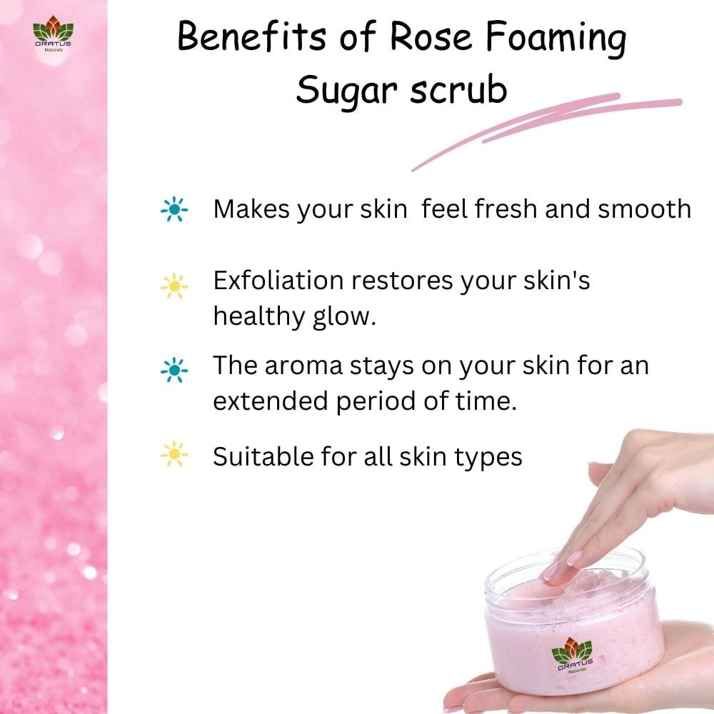 benefits of rose sugar scrub